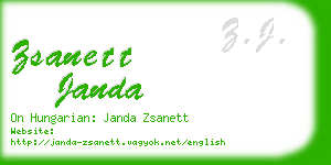 zsanett janda business card